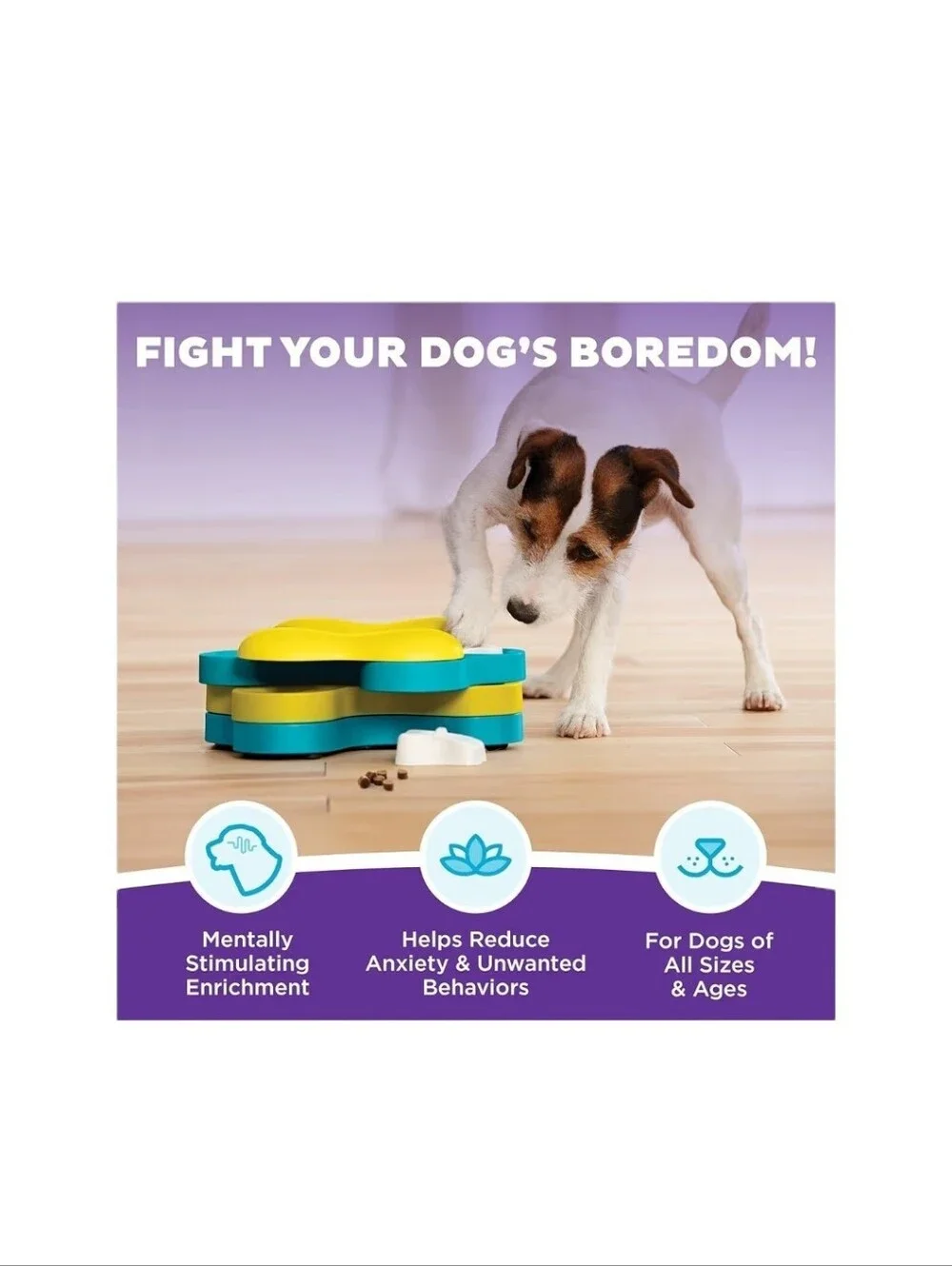 Outward Hound Dog Pup Tornado Interactive Treat Puzzle Enrichment Spinning Toy
